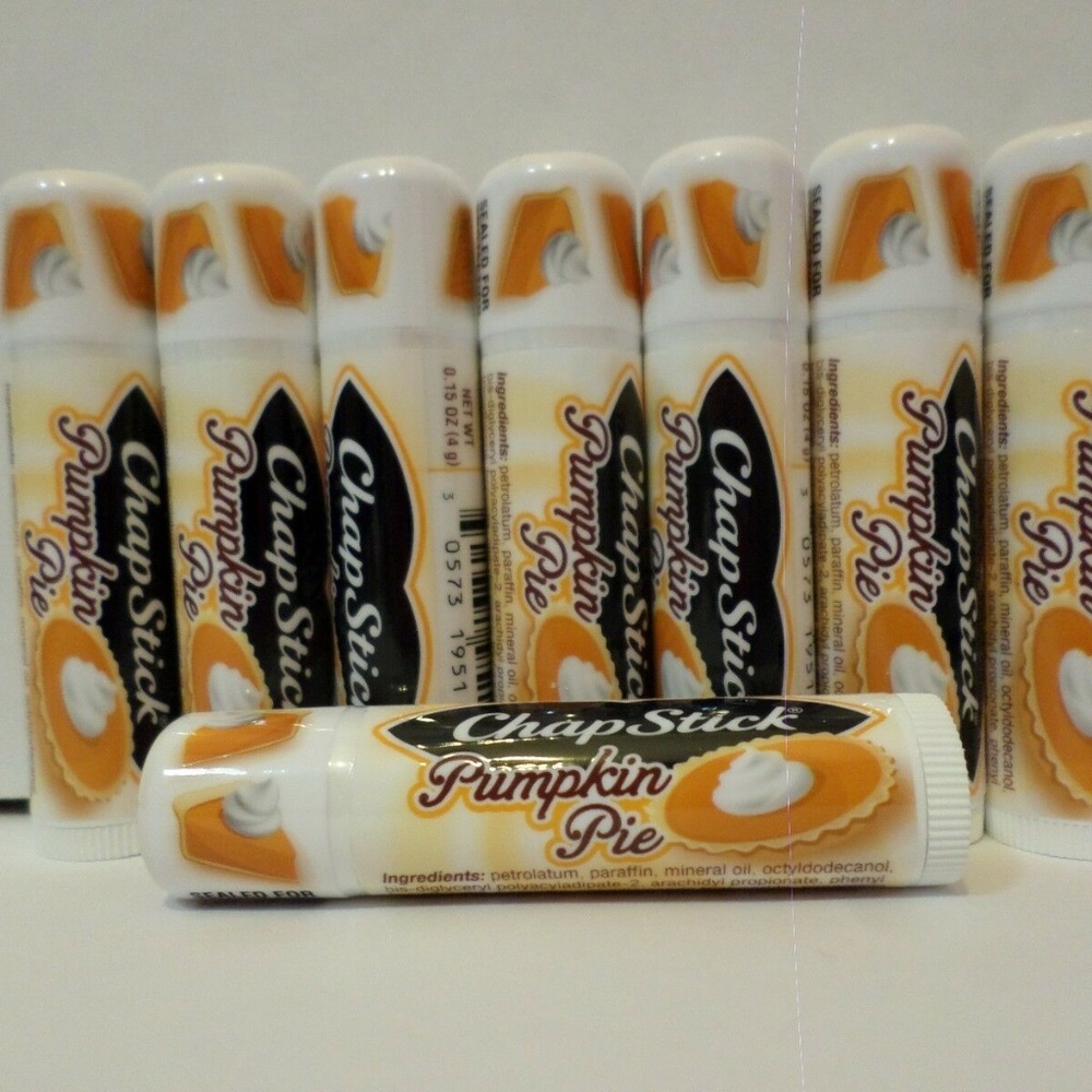(8) Pumpkin Pie ChapStick Lip Balm